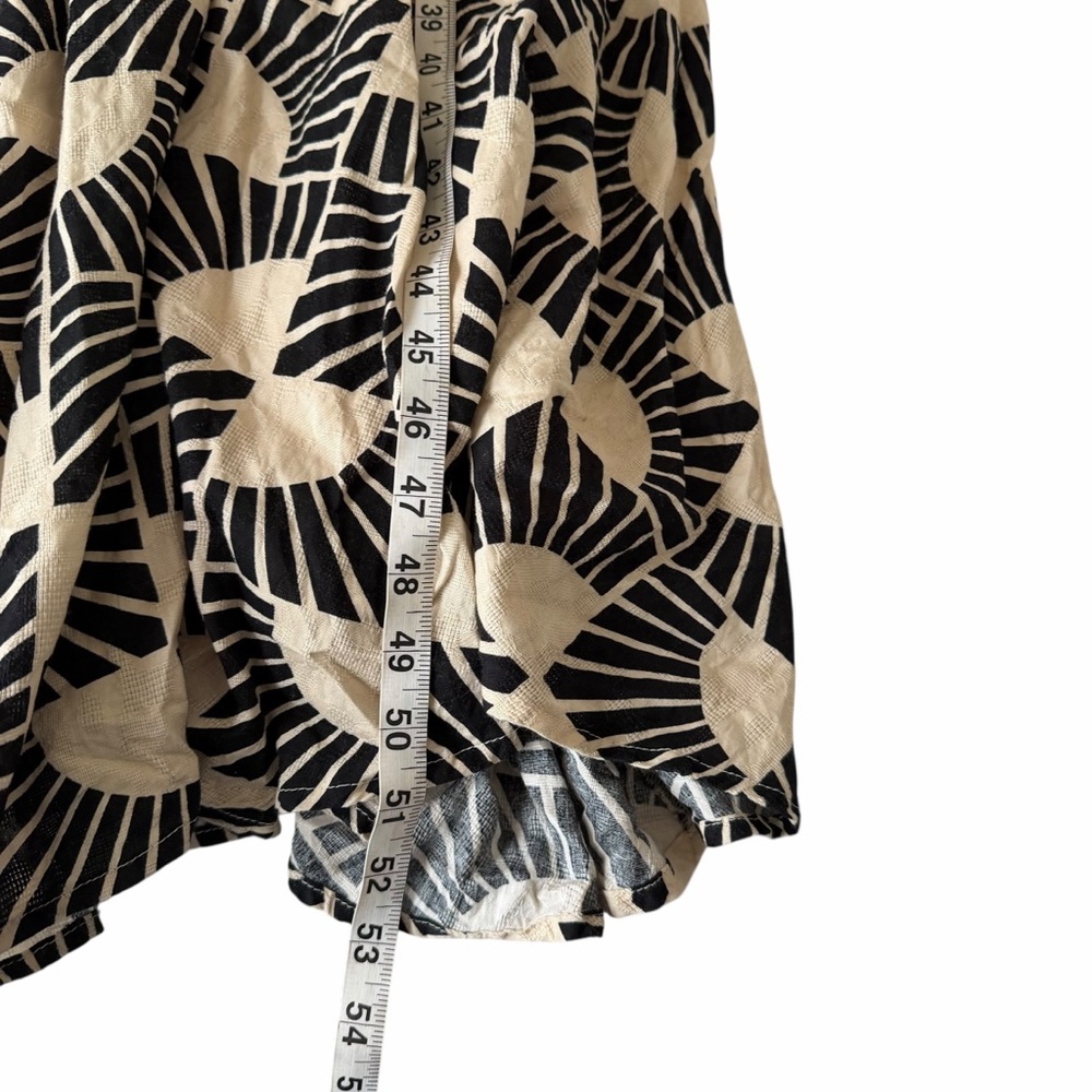 Anthropologie Women's Katerina Maxi Midi Dress Size Medium Cotton V Neck - Picture 11 of 11